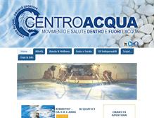 Tablet Screenshot of centroacqua.it